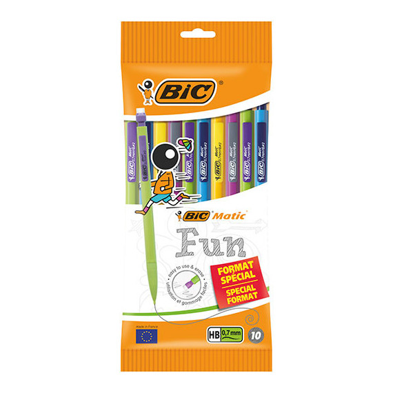 BIC Mines Graphite - 0,7 mm HB, Blister de 2 Etuis de 12 Mines