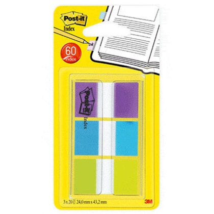 BLISTER 3X20 MARQUE PAGES POST IT VIOLET