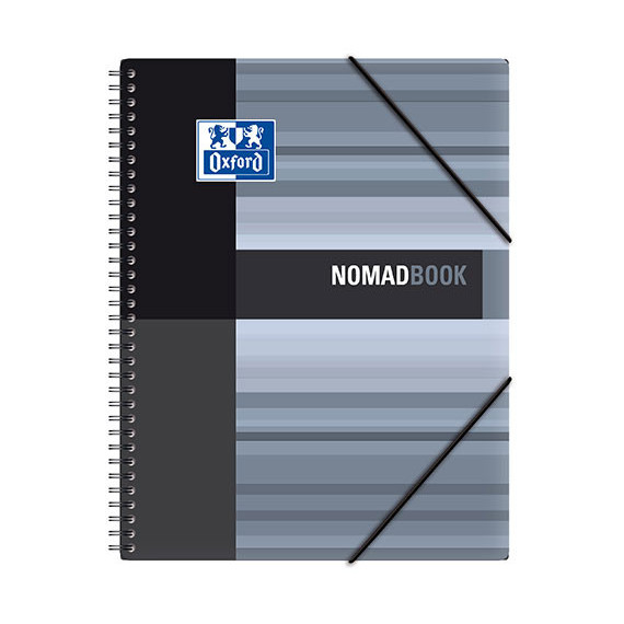 Cahier à spirales NOMADBOOK OXFORD # Couverture polypro - 160 pages A4