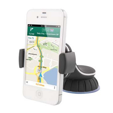 Support Téléphone Smartphone GSM GPS Voiture Pince Ventouse Auto Main Libre