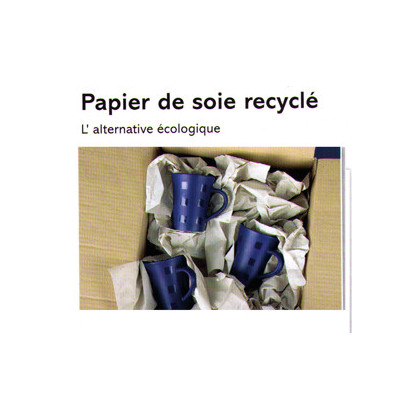 Papier de soie recyclé, en feuilles