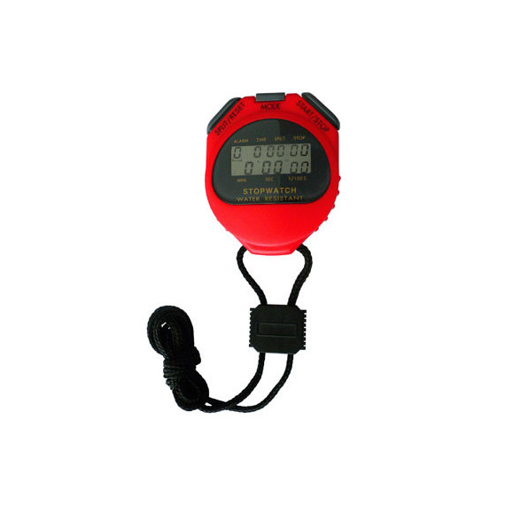 Chronomètre numérique étanche avec chaîne, chronomètre de sport